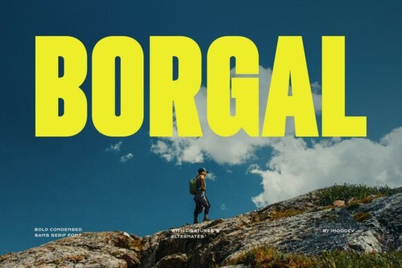 Borgal Font: A Modern Craft Staple for Bold Design