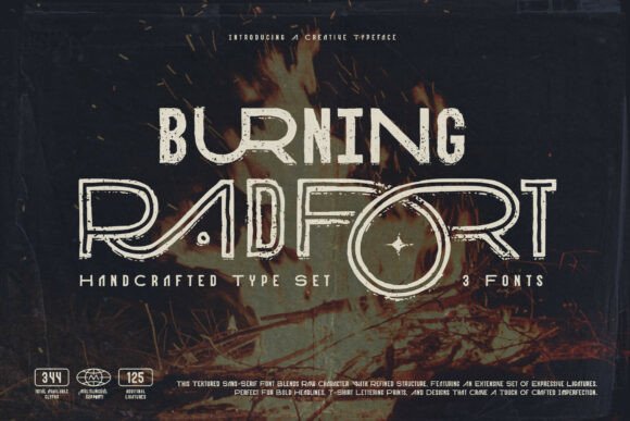 Burningradfort Simple: A Bold Typeface for Modern Web Design