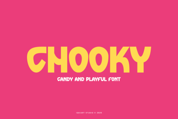 Chooky: A Bold Typeface for Modern Editorial Design