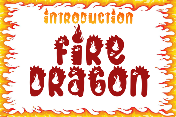Fire Dragon Font: A Fierce Decorative Typeface for Editorial Design