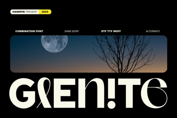 Glenite: A Modern Typeface for Makers and Merchants