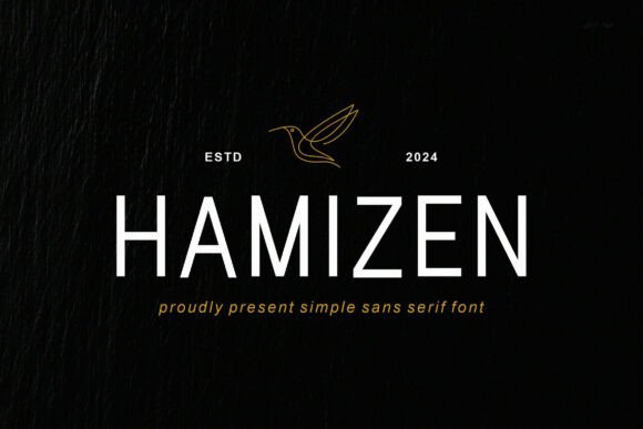 Hamizen Font: A Bold Typeface for Modern Editorial Design
