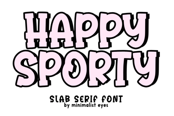 Happy Sporty Font Review: A Playful Slab Serif for Bold Branding