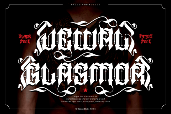 Jewal Glasmor: A Bold Blackletter Typeface for Creative Branding