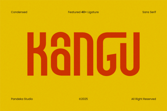 Kangu Typeface: Elevate Your Brand with Modern Typography