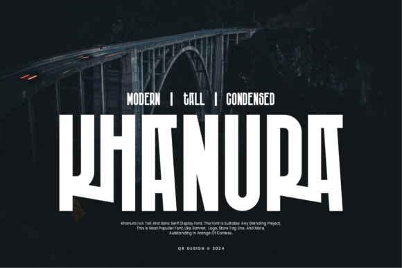 Khanura Font: A Bold Typeface for Creative Makers