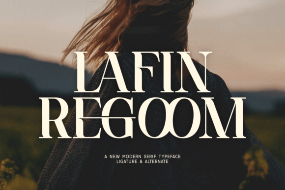 Lafin Regoom: A Premium Serif Typeface for Editorial Excellence