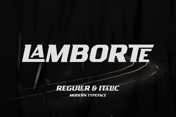 Lamborte: A Dynamic Typeface for High-Energy Campaigns