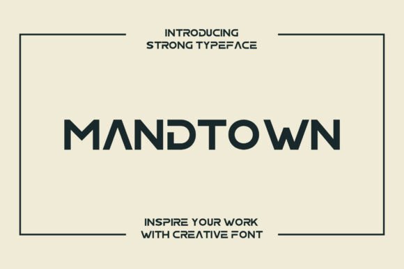 Mandtown Font: A Bold Choice for Modern Branding Projects
