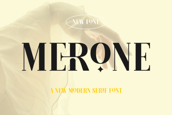 Merone: A Modern Serif Typeface for Bold Branding