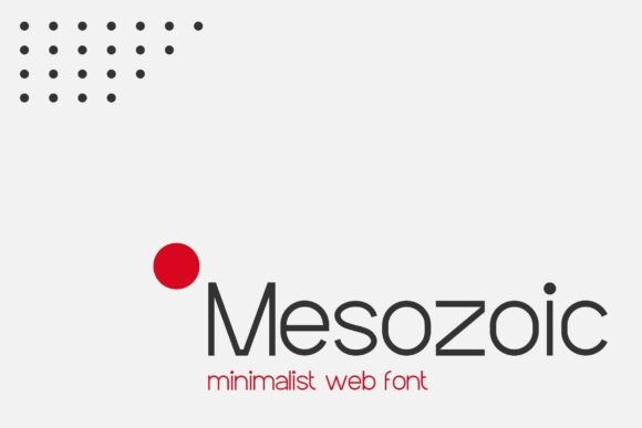 Mesozoic: A Font for the Bold and the Curious