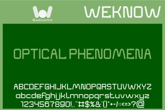 Optical Phenomena: A Modern Typeface for Digital Design