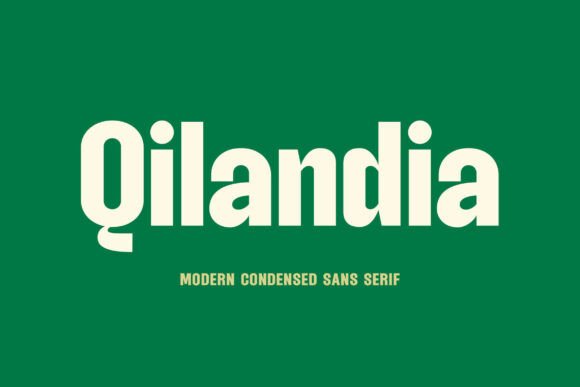 Qilandia Font: A Bold Choice for Editorial Design