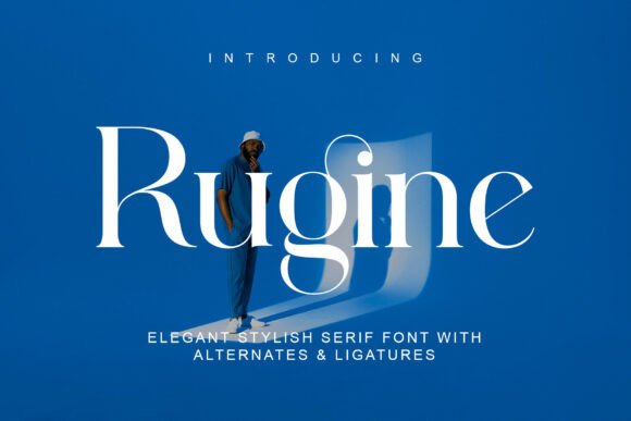 Rugine Font: A Touch of Timeless Elegance for Your Creative Shop