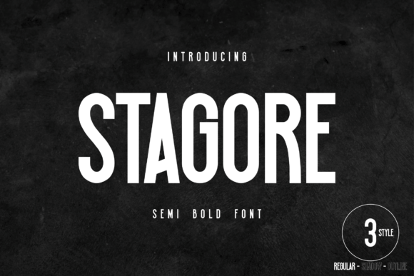 Stagore Font: A Bold Choice for Modern Editorial Design