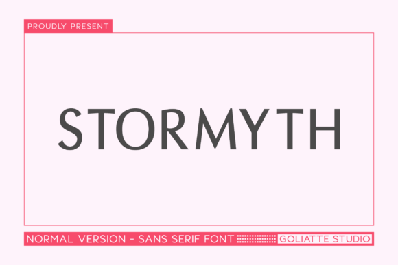 Stormyth: A Modern Typeface That Elevates My Brand