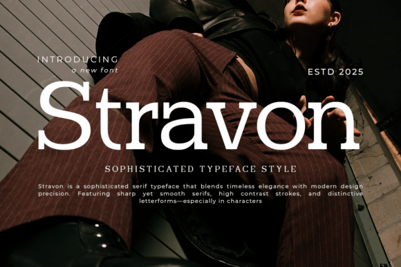 Stravon Font: A Refined Serif for Crafting Elegance