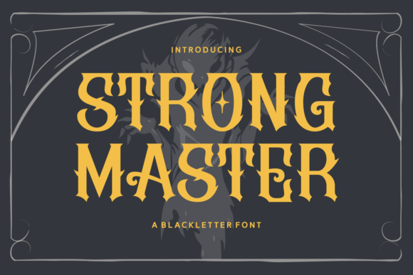Strong Master: A Bold Typeface for Editorial Design